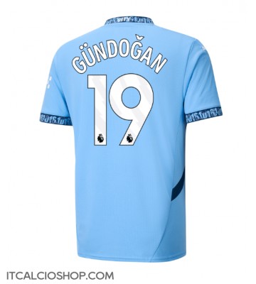 Manchester City Ilkay Gundogan #19 Prima Maglia 2024-25 Manica Corta